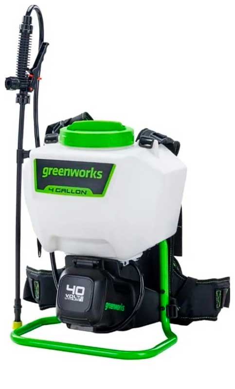 Изображение товара Аккумуляторный опрыскиватель Greenworks G40BPS 40V 15л с насадками