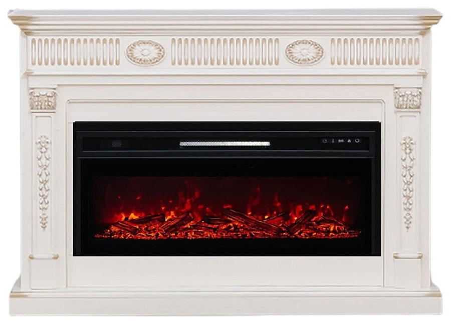 Изображение товара Электрокаминокомплект Elekam Fargo с очагом Pulsar 38, светло-бежевый