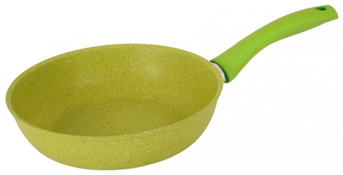 Сковорода Kukmara 22 см с ручкой, Trendy style lime, (220tsl)
