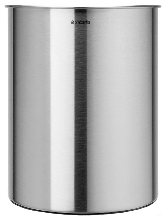 Изображение товара Корзина для бумаг Brabantia 15 л стальной матовый корпус без крышки