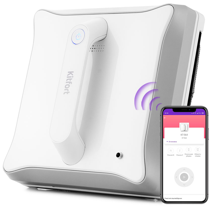 Изображение товара Робот для мойки окон Kitfort KT-564