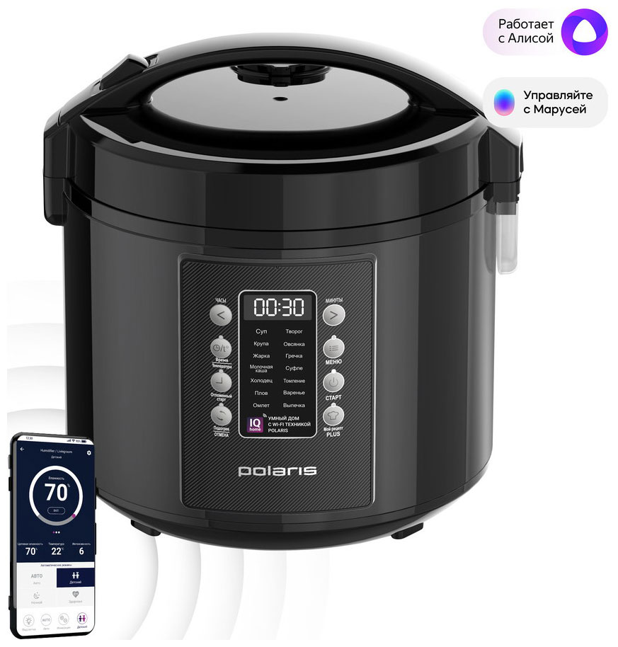

Мультиварка Polaris PMC 0521 IQ Home, Черный