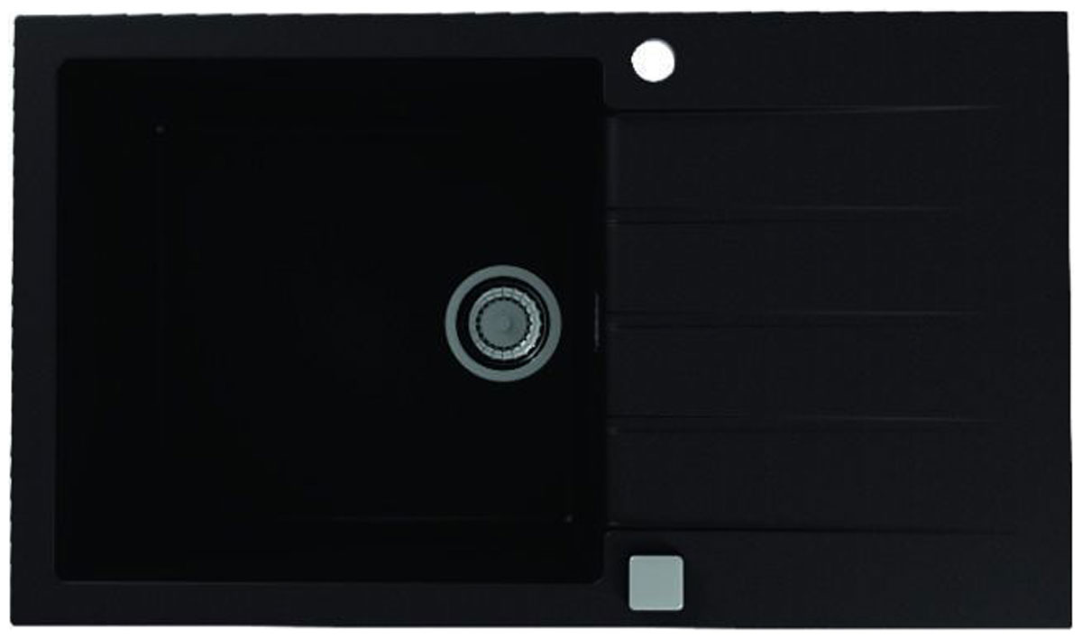 

Кухонная мойка Alveus GRANITAL CADIT 40 CARBON G91 860 X 500 1X с сифоном 1132823 (1132031), Черный