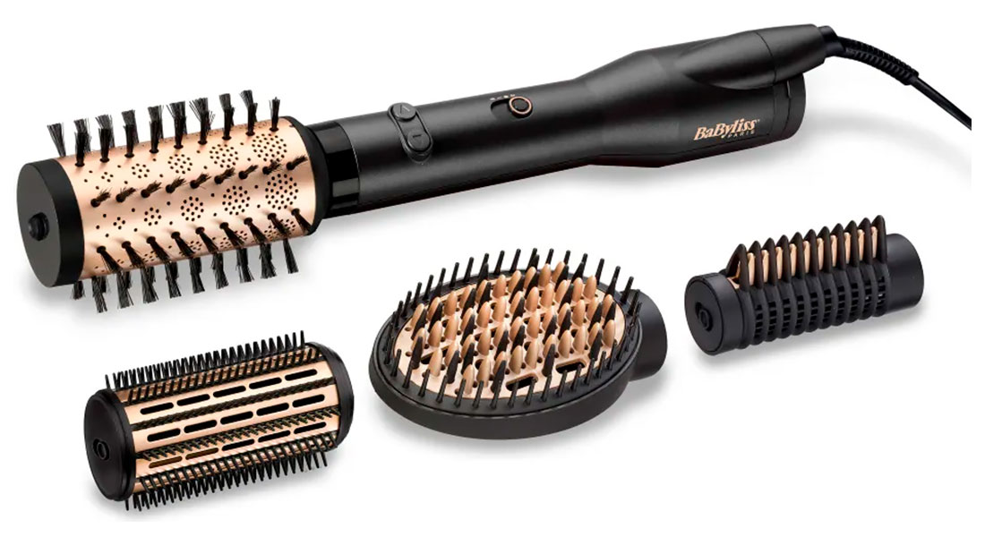 Фен-щетка Babyliss AS970E, черный/золотой Фен-щетка Babyliss AS970E, черный/золотой