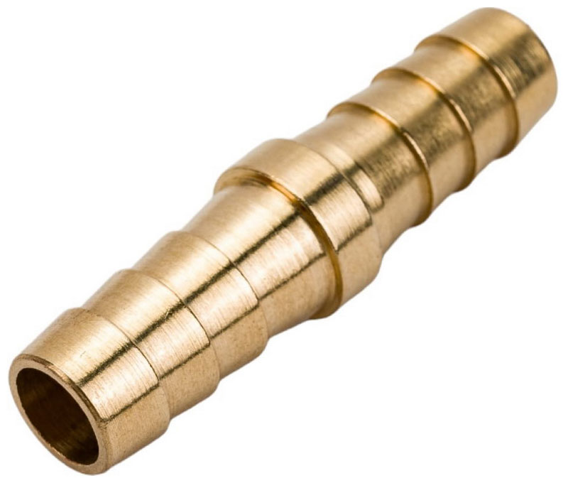 Изображение товара Соединение Eco елочка 10 мм латунь двухстороннее для шлангов ремонт