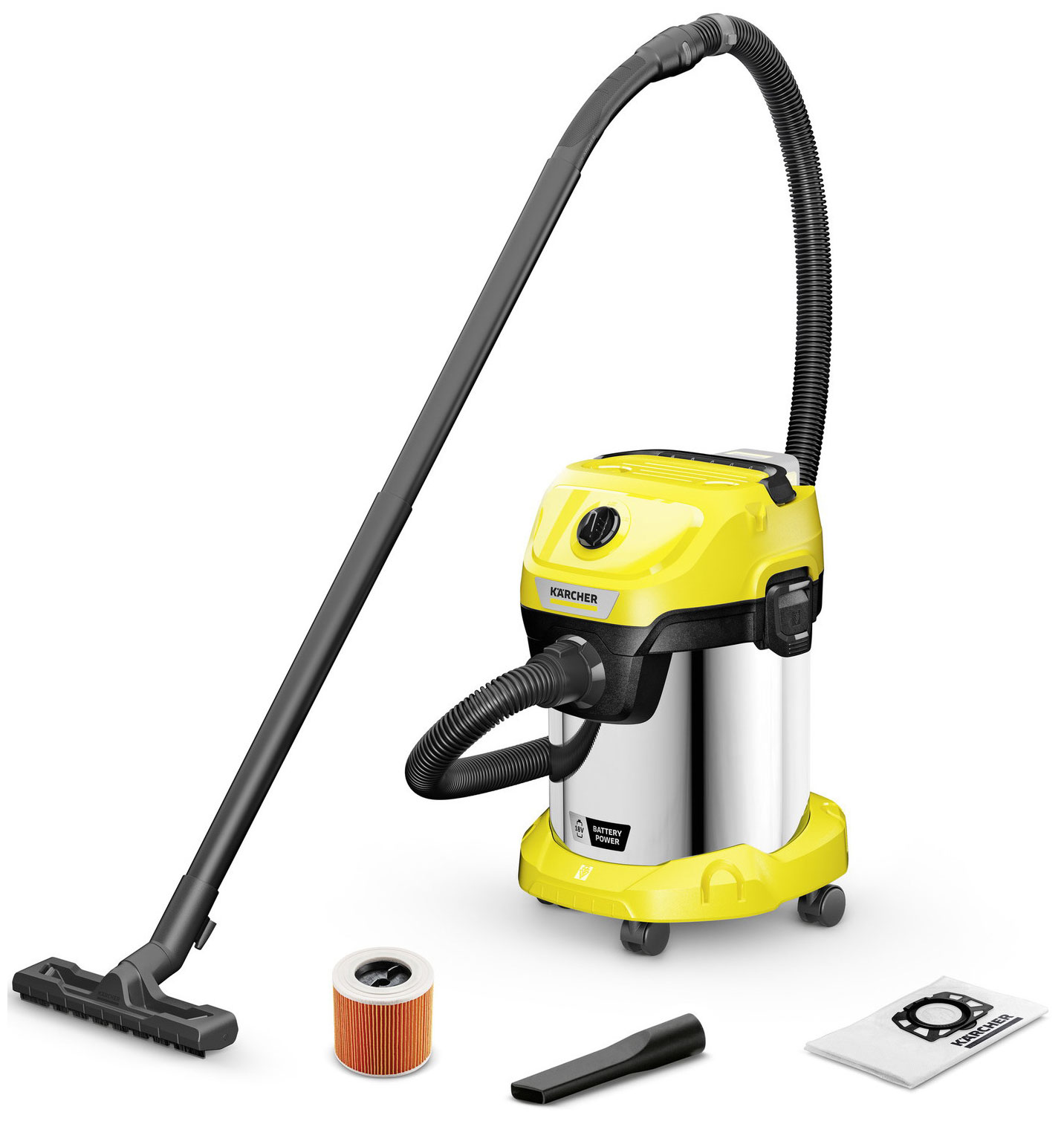 Строительный пылесос Karcher WD 3-18 S V-17/20 (1.628-575.0) Строительный пылесос Karcher WD 3-18 S V-17/20 (1.628-575.0)