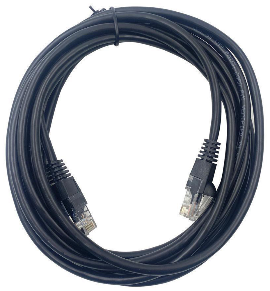 Изображение товара Патч-корд Buro UTP 4 пары cat.5E CCA molded 3м, черный, RJ-45 (m)-RJ-45 (m)