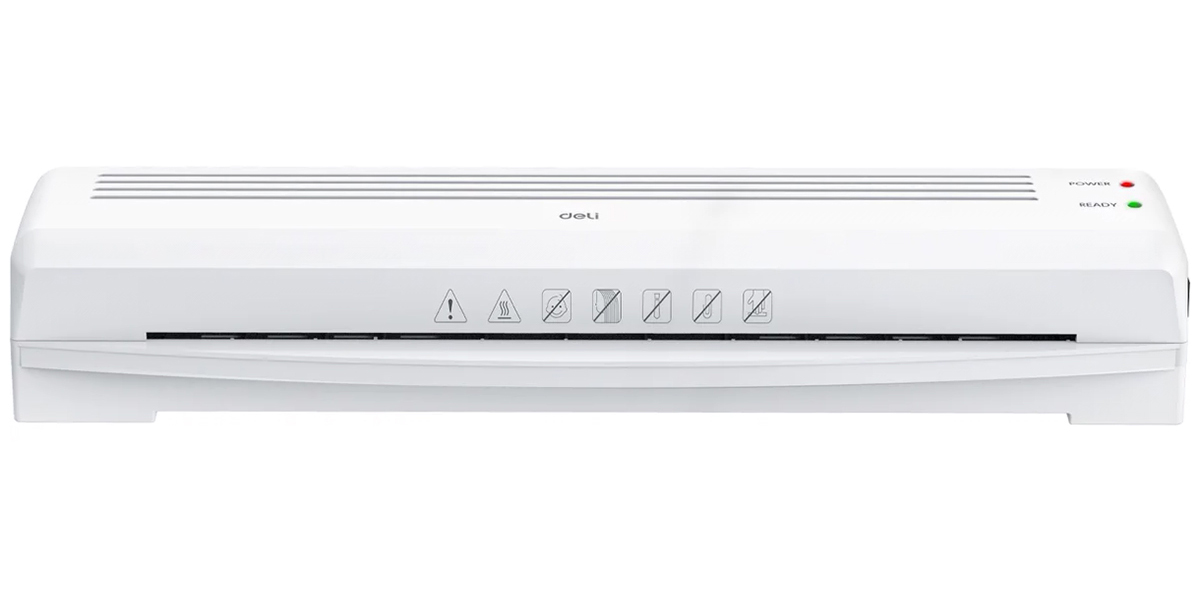 Изображение товара Ламинатор Deli E14379 белый A3 горячее и холодное ламинирование 26 см/мин