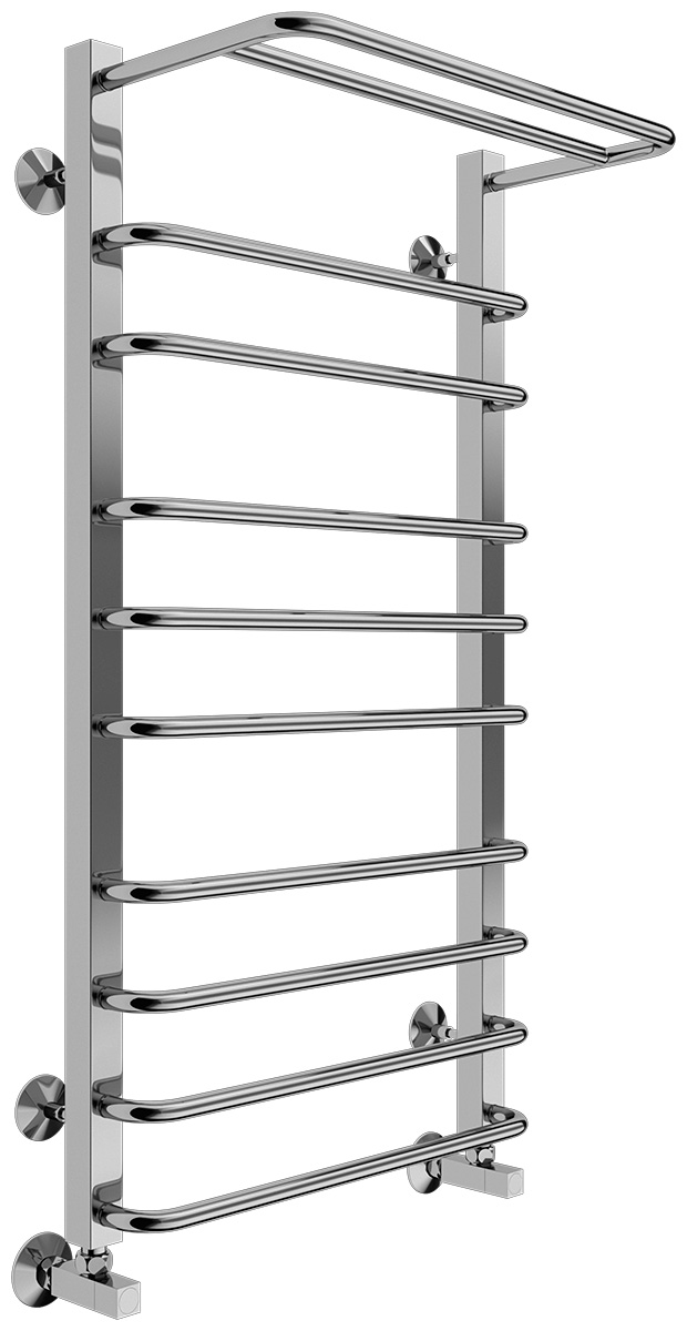 Изображение товара Водяной полотенцесушитель Terminus Арктур П10 с полкой хром 100x53 см