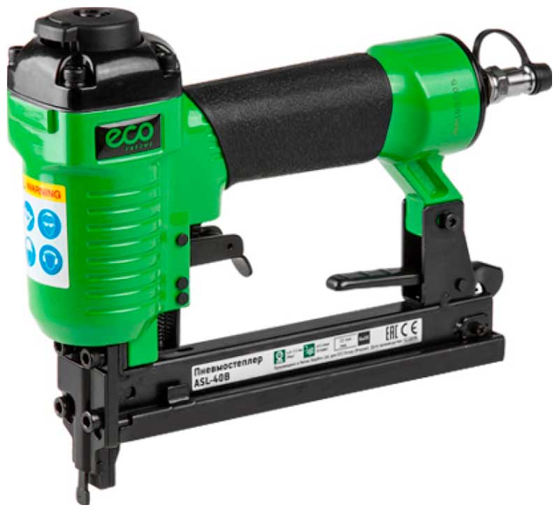 Изображение товара Пневматический степлер Eco ASL-40B с регулировкой глубины и кейсом
