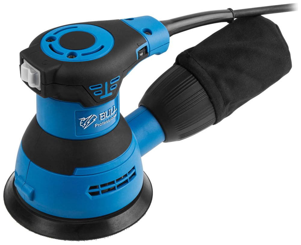 Изображение товара Эксцентриковая шлифмашина Bull OS 1235 (в кор., 125 мм, 350 Вт, 8000-12000 об.мин, шнур - 4 м, регулировка оборотов, амп. колебаний 26 мм) (0327338)