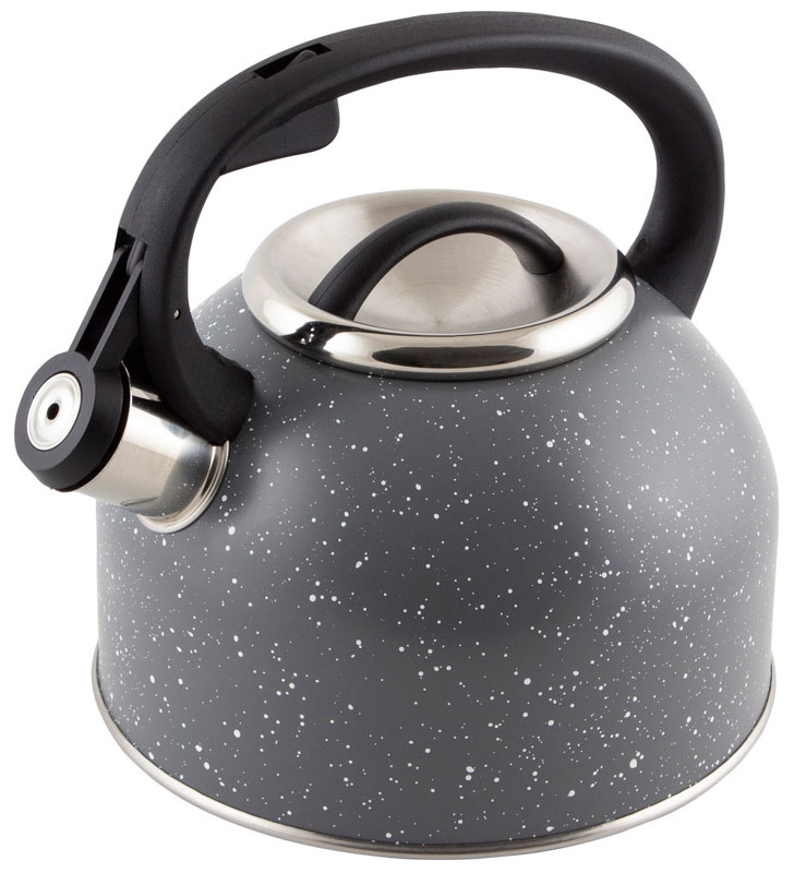 Изображение товара Чайник для плиты Mallony Arte 2.5 л нержавеющая сталь свисток дизайн