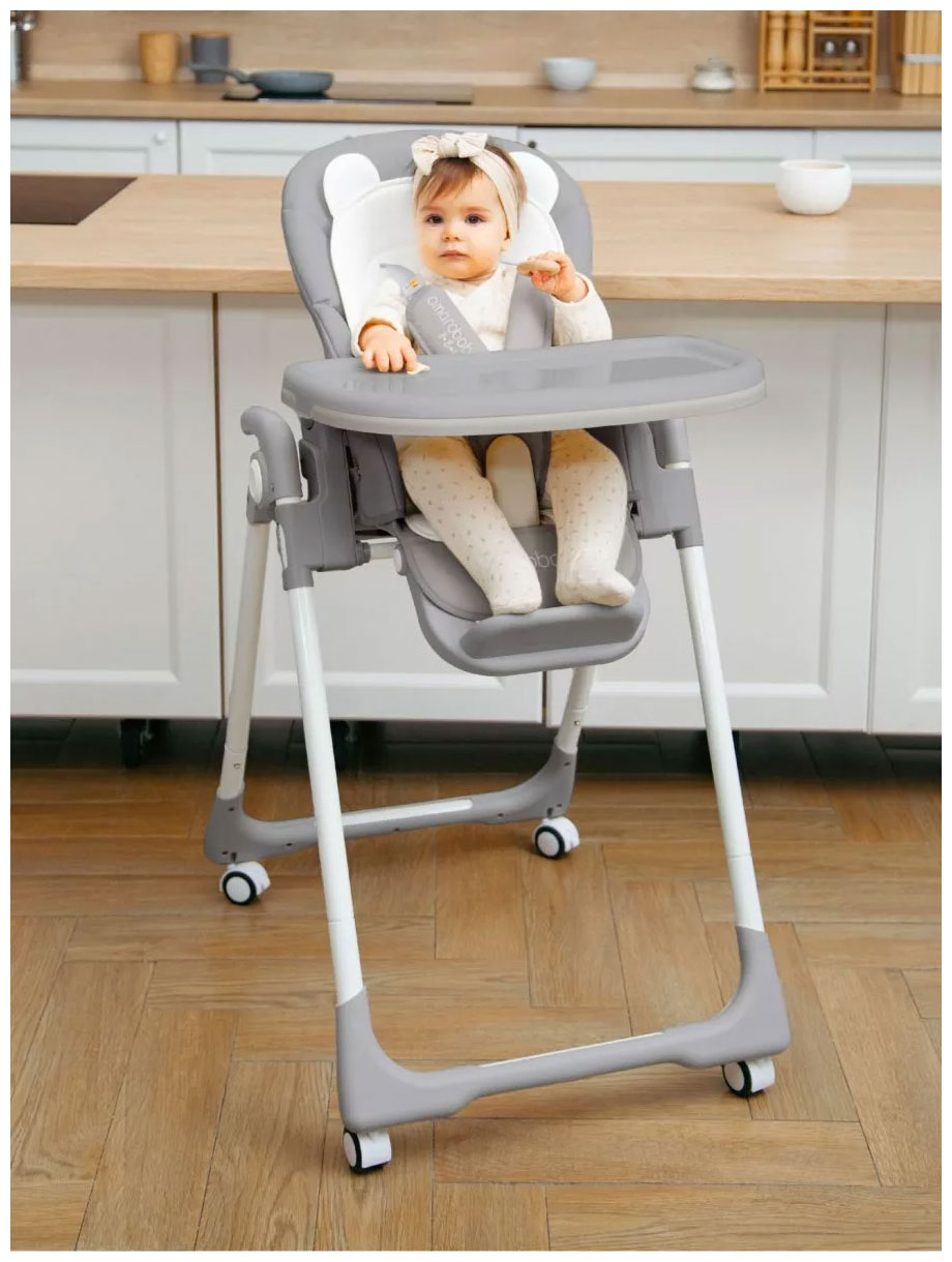 Изображение товара Стульчик для кормления Amarobaby Allure, серый (AB23-23ALL/11)