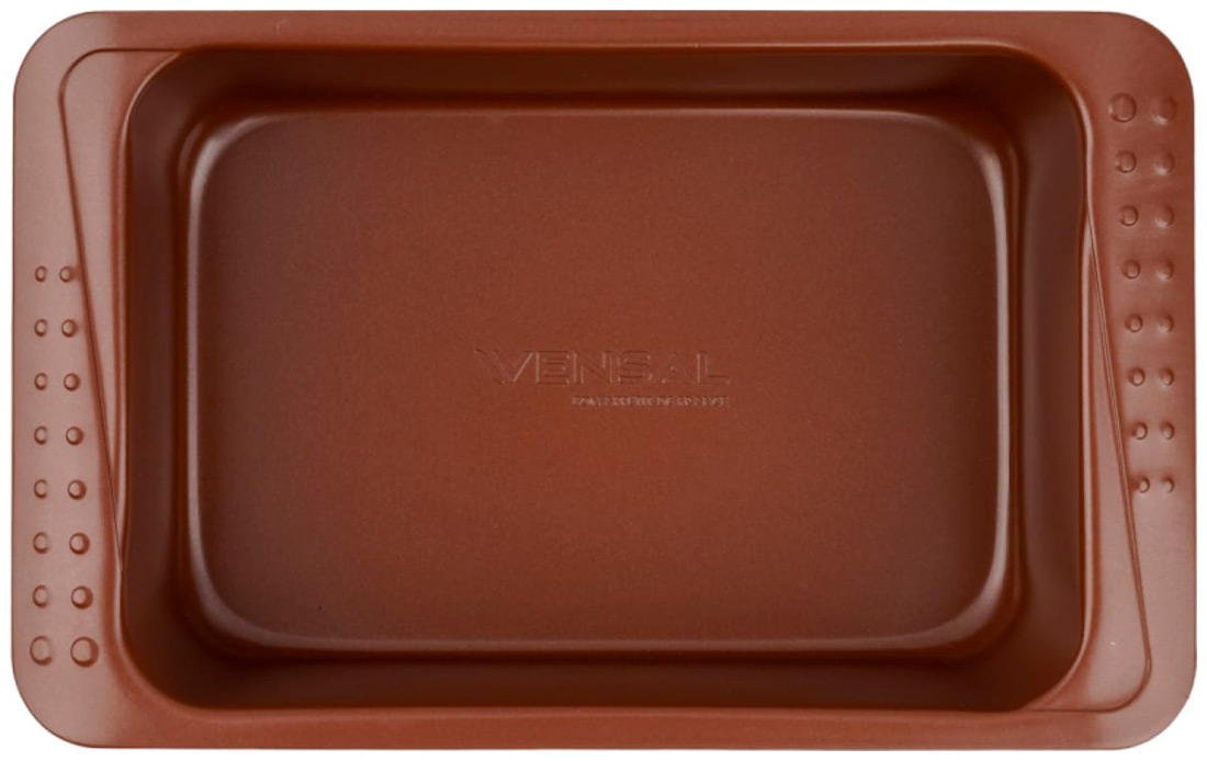 Изображение товара Форма для выпечки Vensal VS2522 прямоугольная 26х15.8х6 см углеродистая сталь