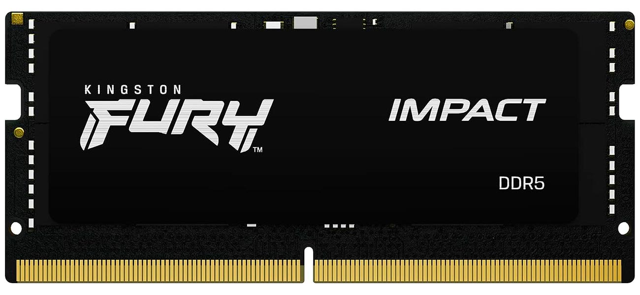 Изображение товара Kingston SO-DIMM DDR5 32Gb 4800MHz FURY Impact Black модуль памяти для ноутбуков