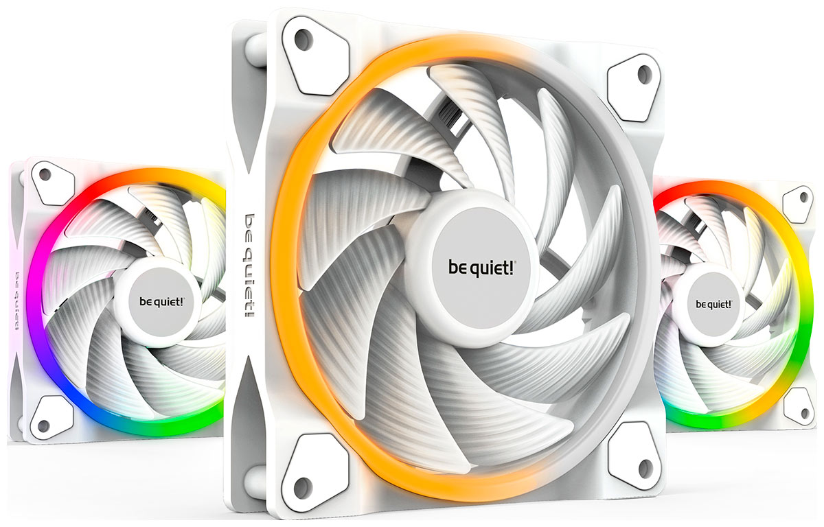 Вентилятор для корпуса be quiet! Light Wings White PWM 3x140mm (BL102) Вентилятор для корпуса be quiet! Light Wings White PWM 3x140mm (BL102)