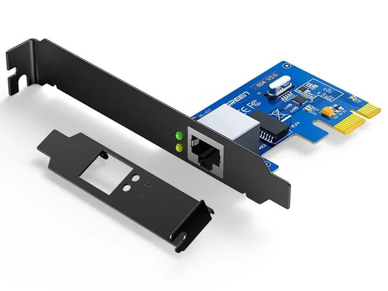 Изображение товара Адаптер USB Gigabit Ethernet PCI Express Ugreen US230 10/100/1000Mbps черный