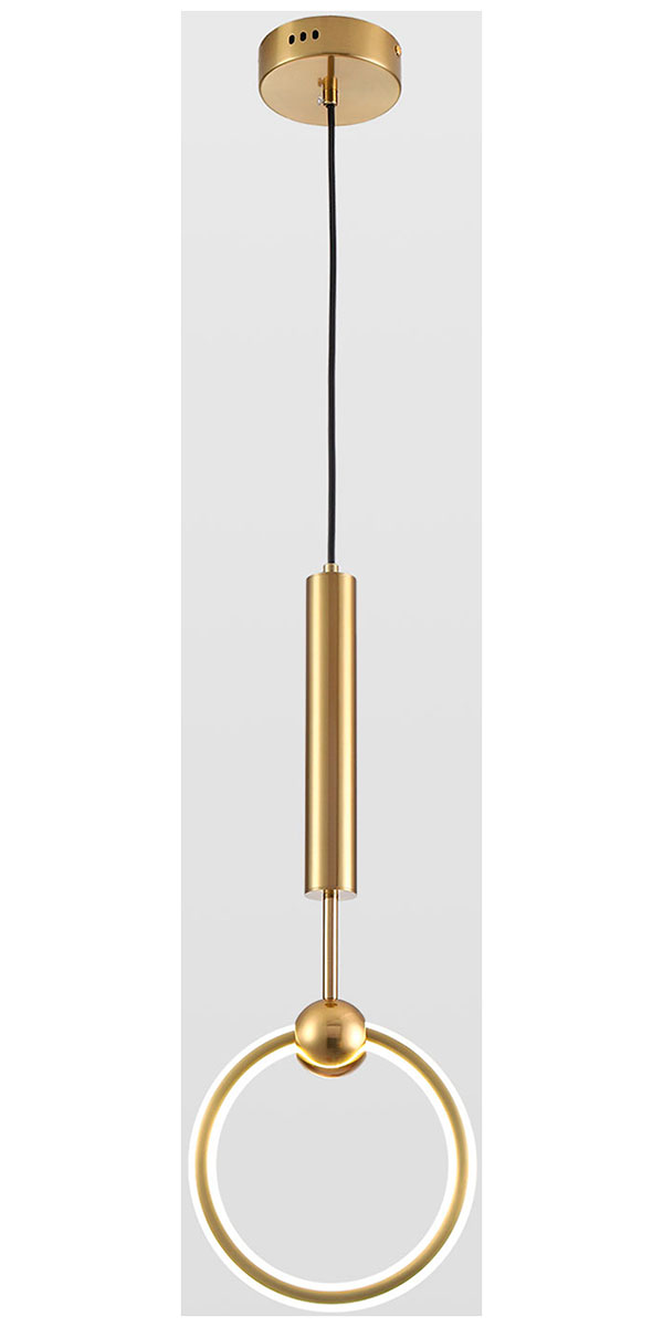 Изображение товара Подвесной светодиодный светильник Lussole Loft Lubbock LSP-7093 хай-тек регуляция высоты