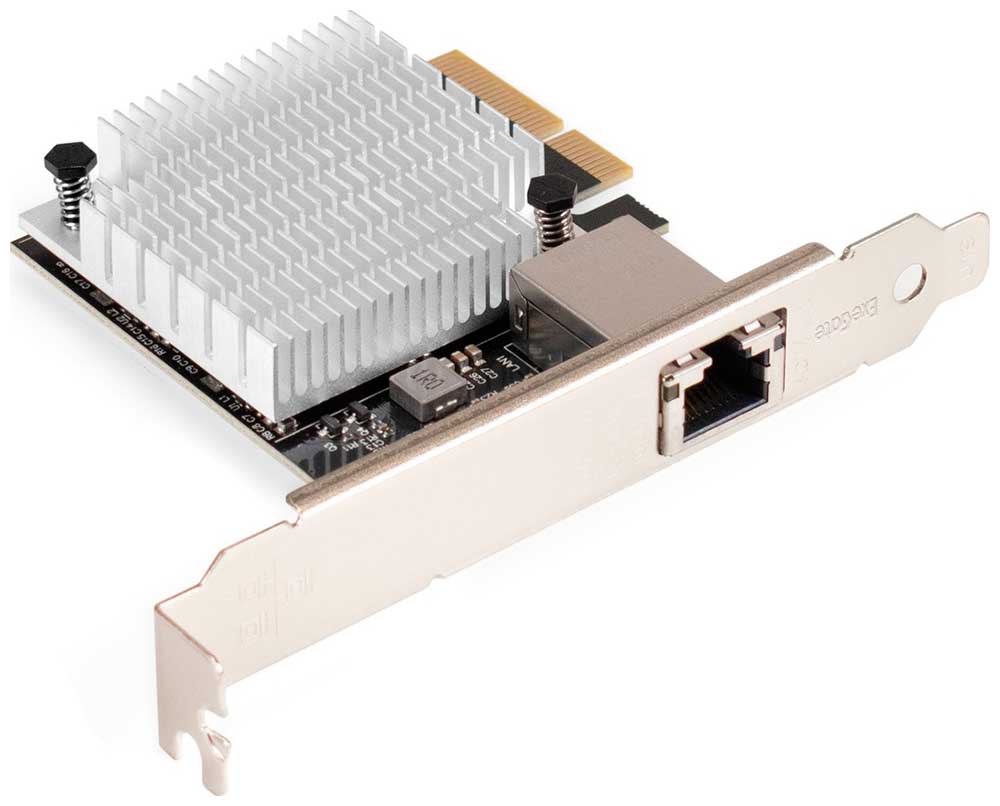 Изображение товара Сетевой адаптер ExeGate EXE-107S 10Гбит/с PCI Express Ethernet карта