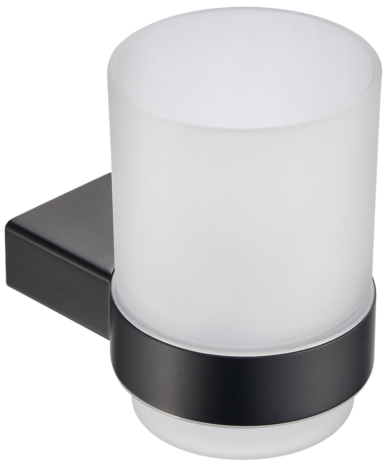 Изображение товара Держатель со стаканом Milacio Ultra (MCU.961.MB), настенный, черный матовый