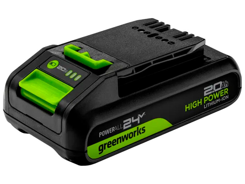 Изображение товара Аккумулятор Greenworks High Power G24HP2, 24V, 2Ач (2957707) Изображение товара Аккумулятор Greenworks High Power G24HP2, 24V, 2Ач (2957707)
