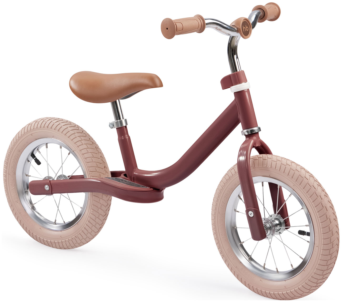 Изображение товара Беговел Happy Baby FRANKY бordeaux 50017 для детей от 3 лет с регулируемым сиденьем и прочной конст