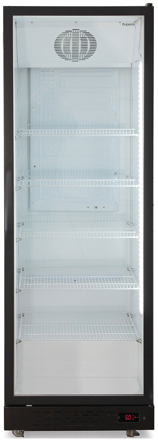 

Холодильная витрина Бирюса В500D, черная, Черный фронт