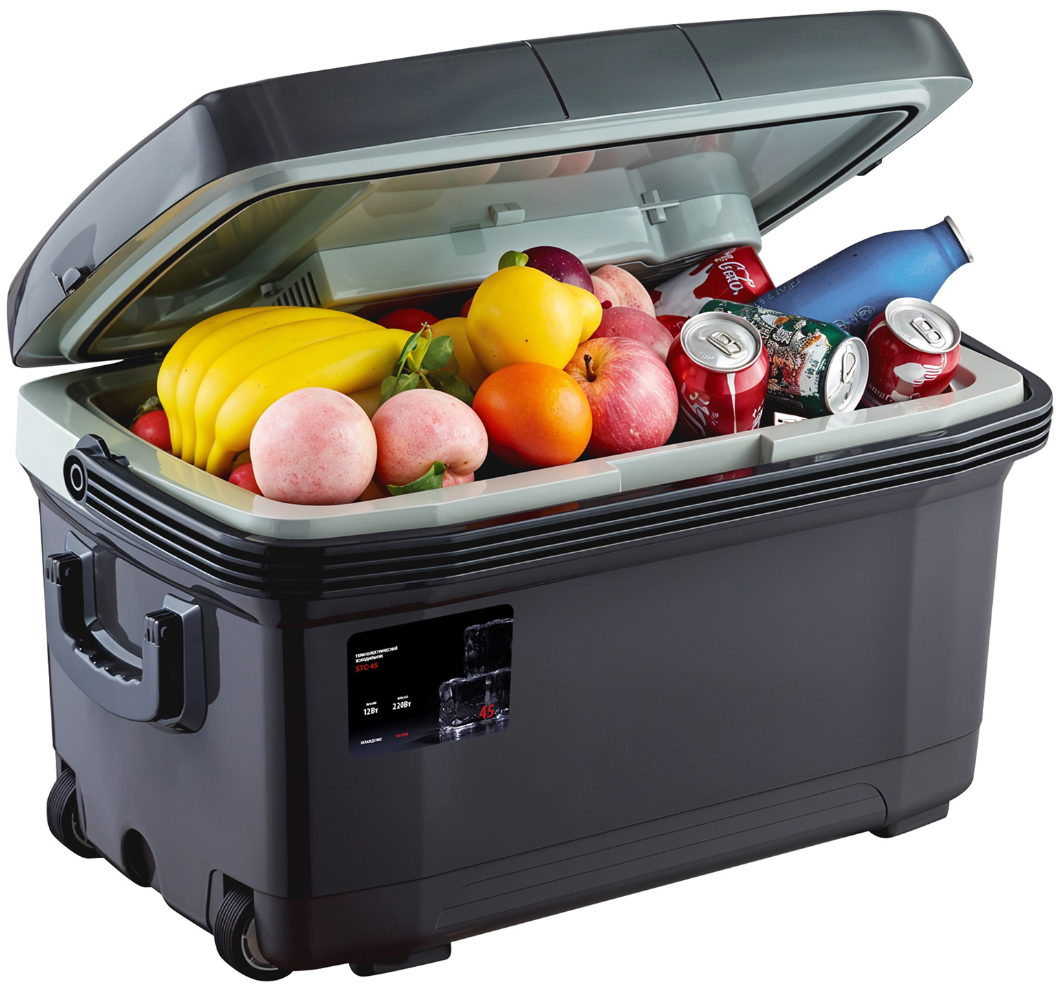 Изображение товара Автомобильный холодильник Supra STC-45 с термоэлектрической системой и объемом 45 литров