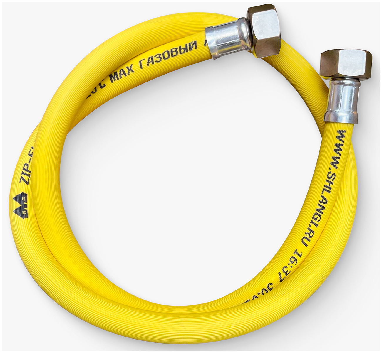 Изображение товара Армированный газовый шланг ПВХ 3 м Г1/2 Зип-Флекс для бытовых газовых приборов