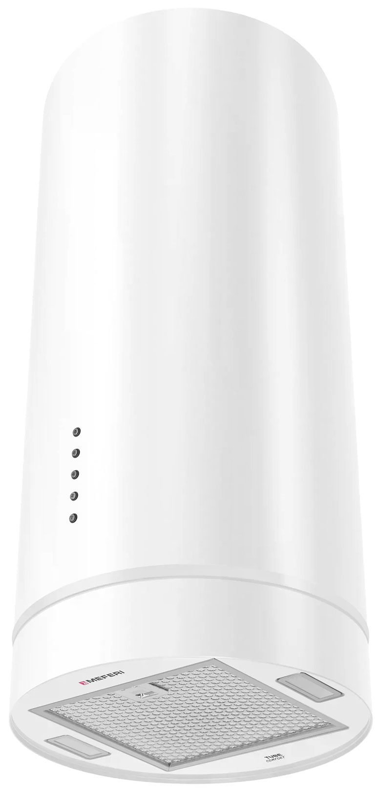 Изображение товара Вытяжка кухонная Meferi TUBE35WH COMFORT с LED освещением 1200 м3/ч