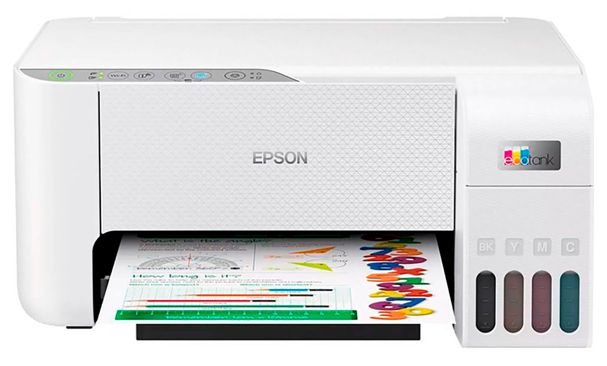Изображение товара МФУ струйное Epson EcoTank L3276 белый