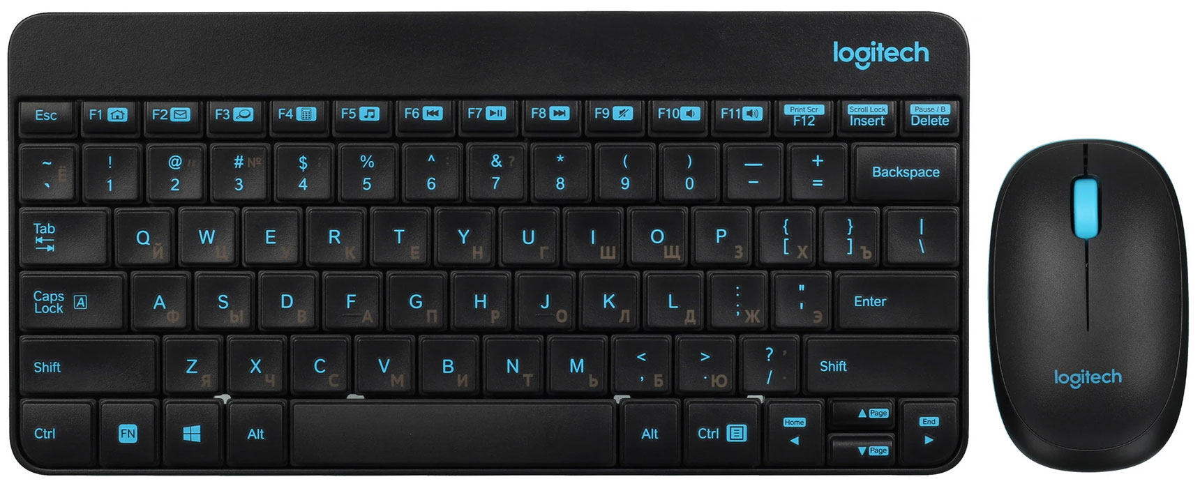 

Клавиатура+мышь беспроводная Logitech MK245