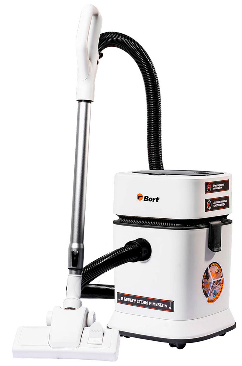 Изображение товара Пылесос для сухой и влажной уборки Bort BSS-1125 с HEPA фильтром и насадками