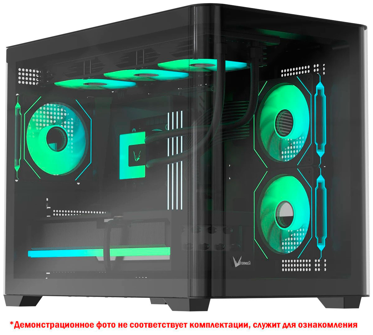 Изображение товара Компьютерный корпус Formula V Line Crystal U2M Floe Black