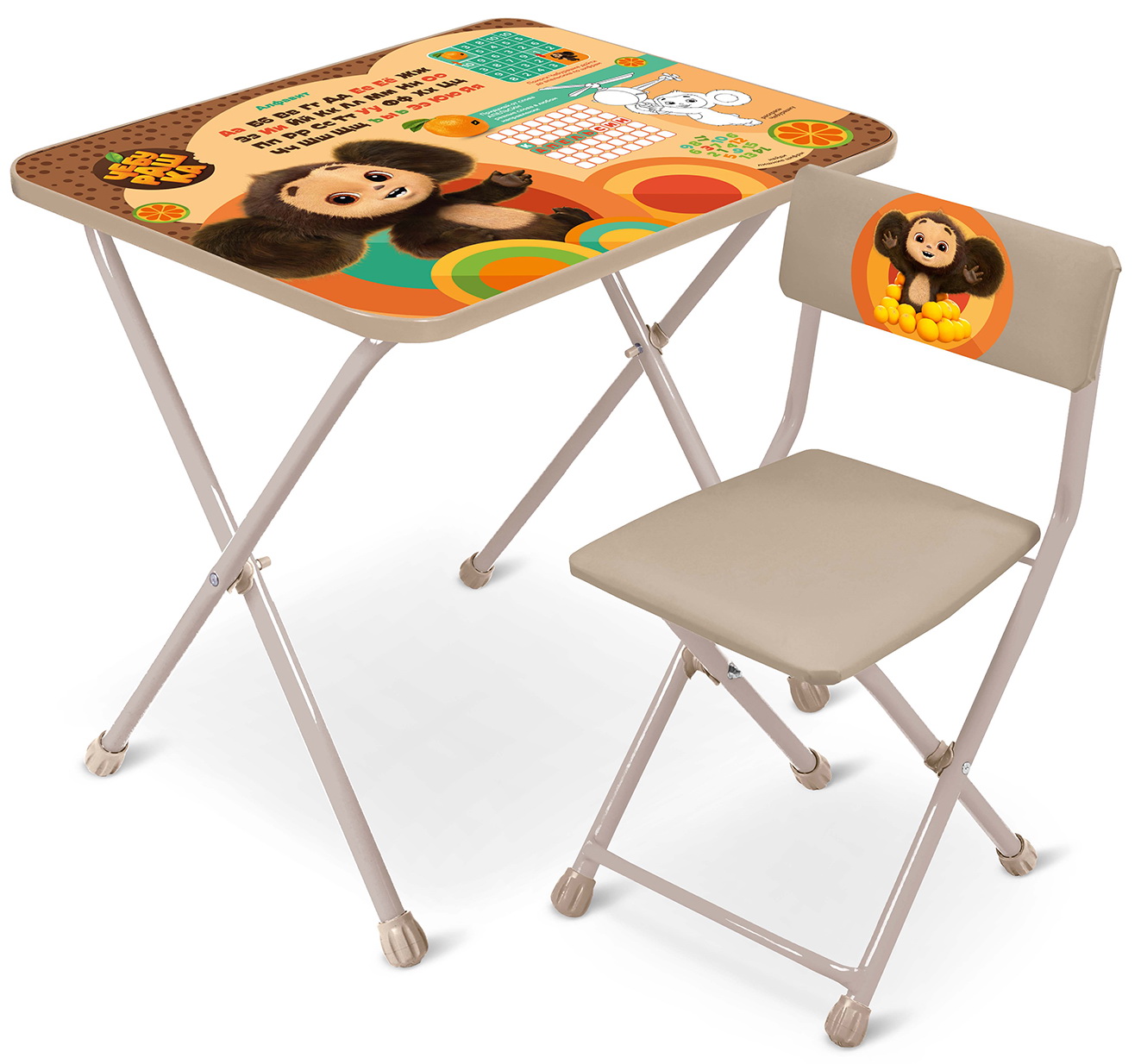 Изображение товара Комплект детской складной мебели Ника Чебурашка ЧБ2/1