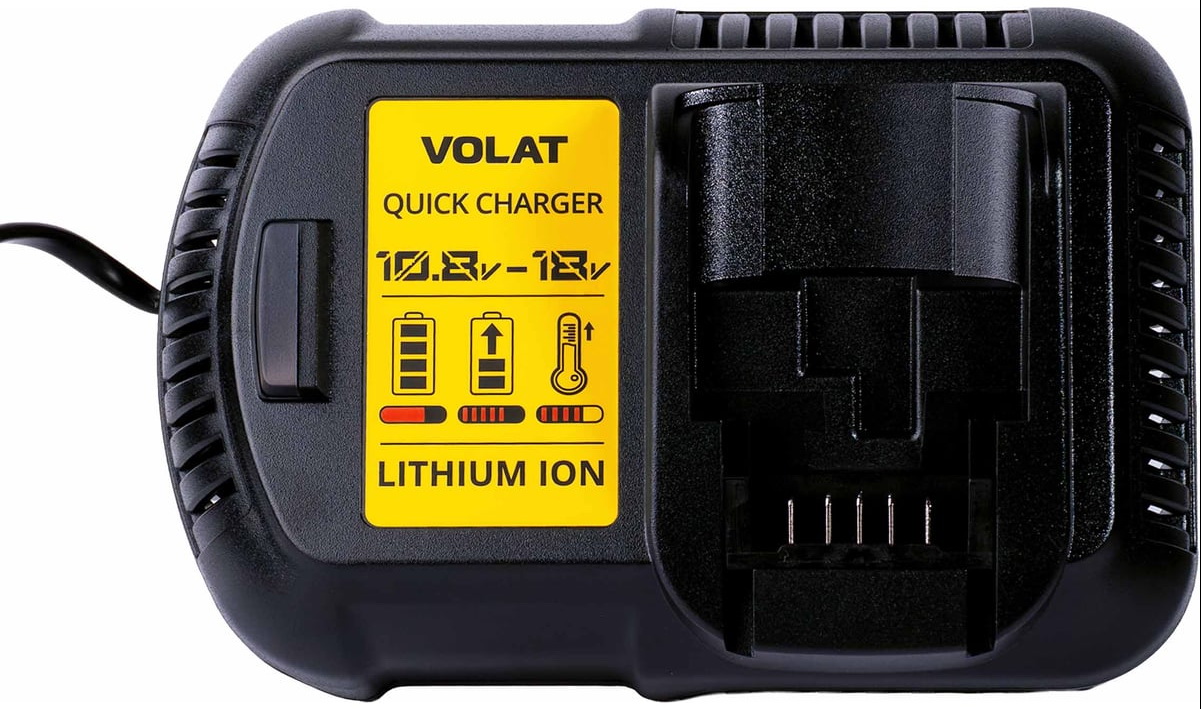 Изображение товара Зарядное устройство VOLAT CDQ-DEW-DCB112 для DeWALT 10,8-20V 3A Изображение товара Зарядное устройство VOLAT CDQ-DEW-DCB112 для DeWALT 10,8-20V 3A