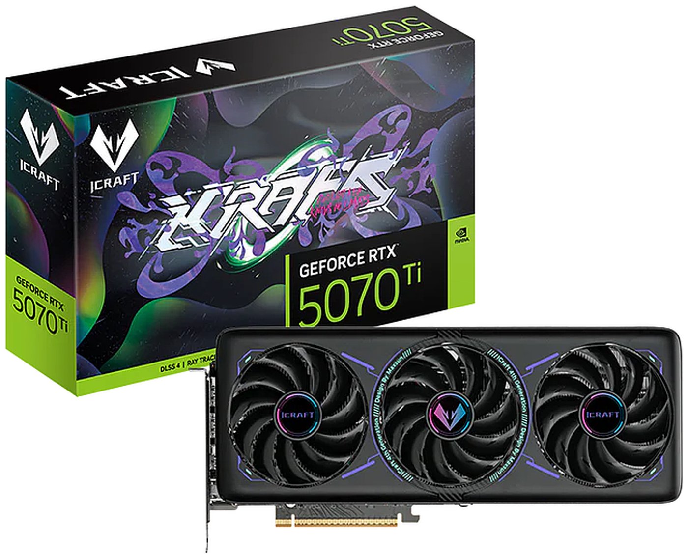 Изображение товара Видеокарта Maxsun GeForce RTX 5070 Ti iCraft OC 16GB (MS-RTX5070Ti iCraft OC16G)