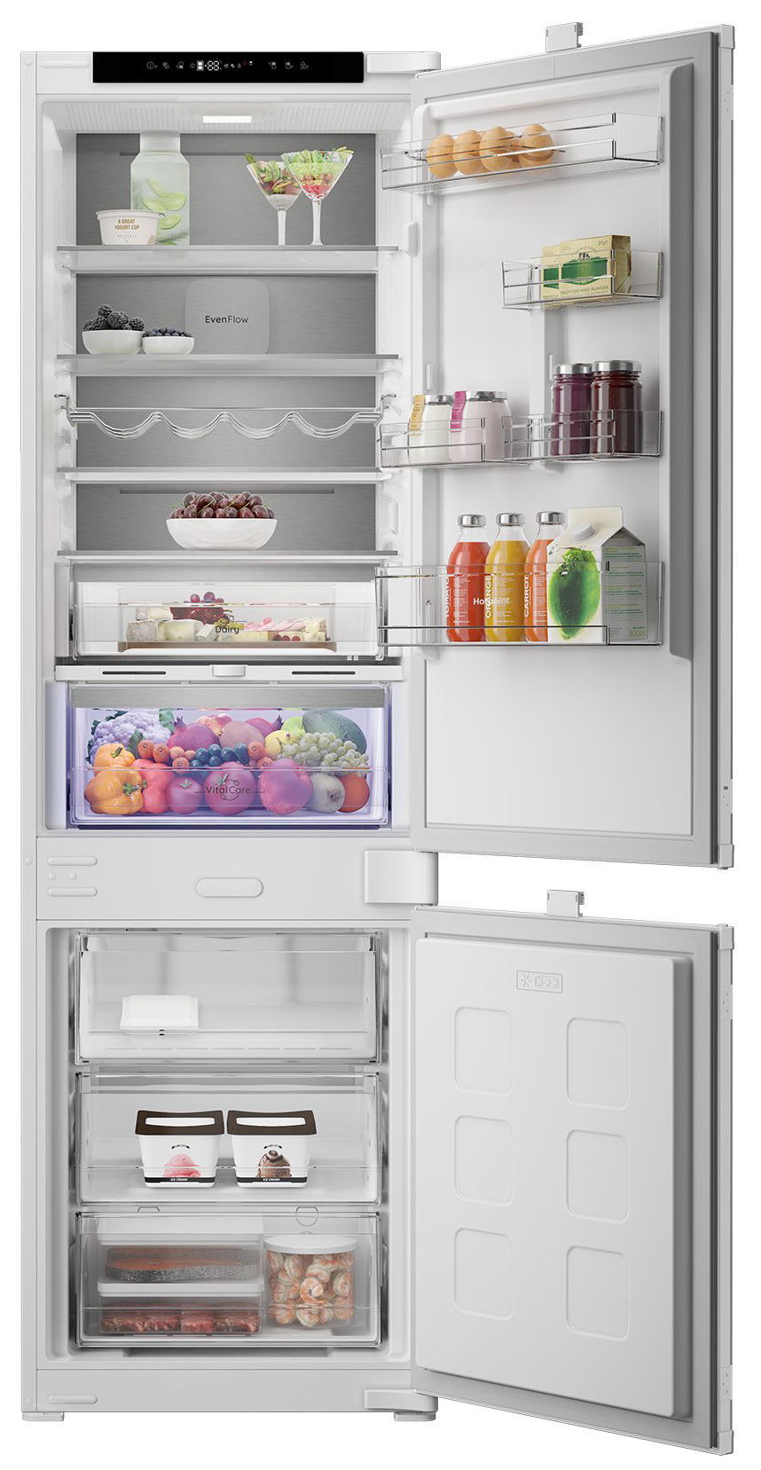 Изображение товара Встраиваемый двухкамерный холодильник Hotpoint HSBT 18IXE Изображение товара Встраиваемый двухкамерный холодильник Hotpoint HSBT 18IXE