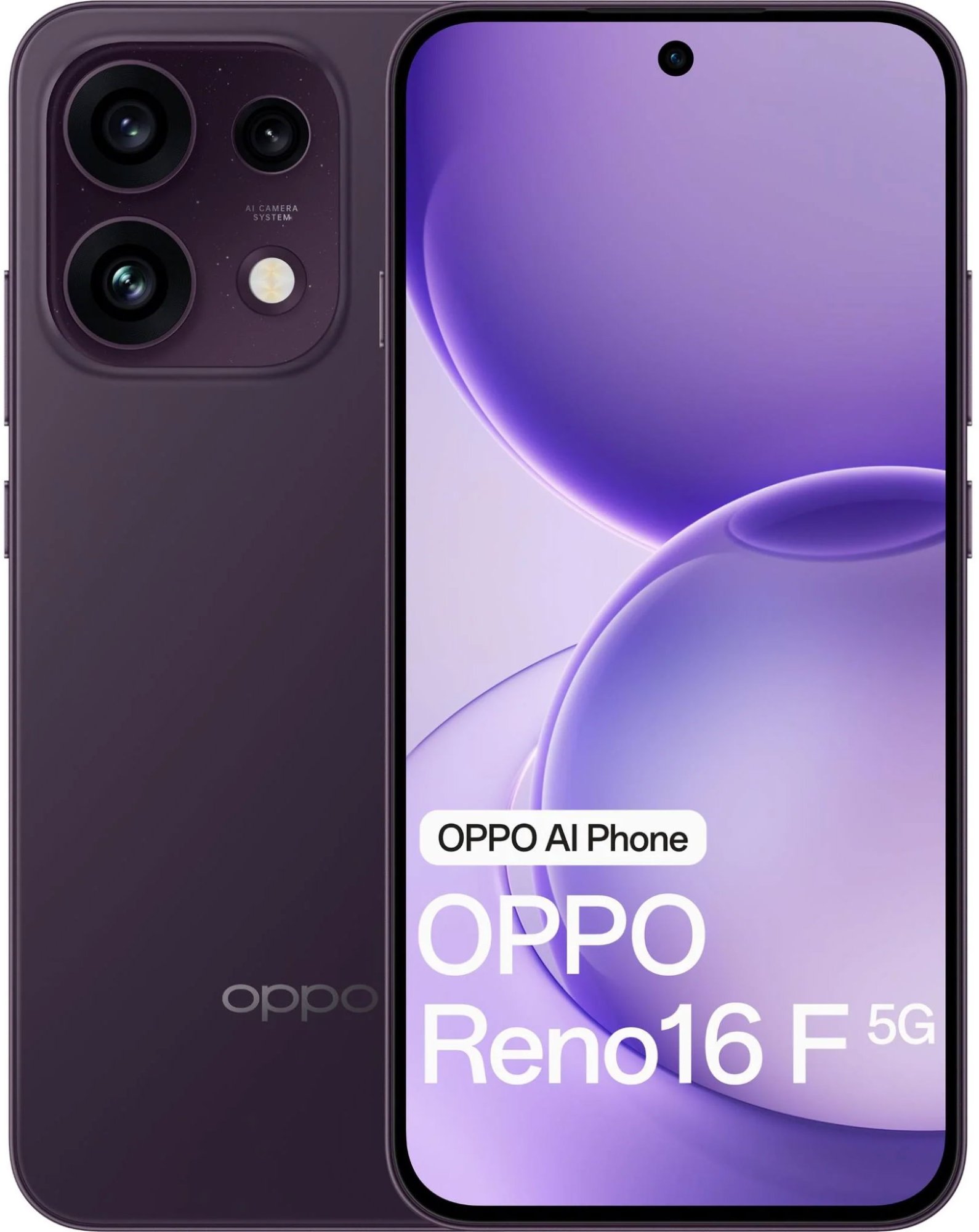 Изображение товара Смартфон Oppo Reno 16 F 5G CPH2859 8+256 сумеречный фиолетовый