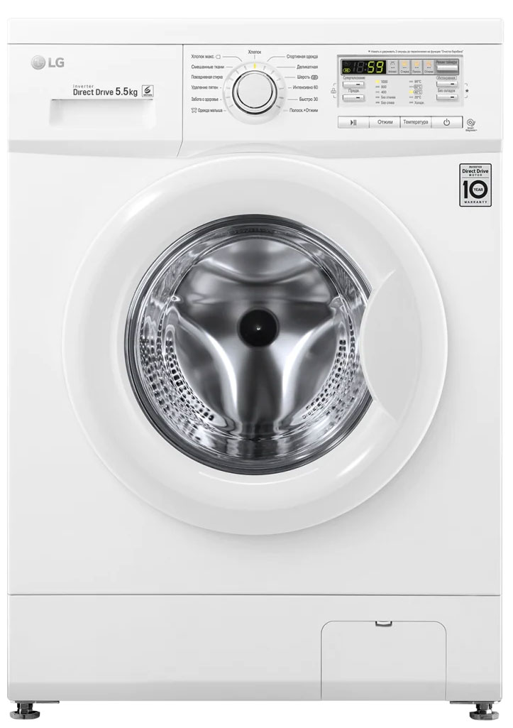 Изображение товара Стиральная машина LG F 10 B8MD с инверторным двигателем