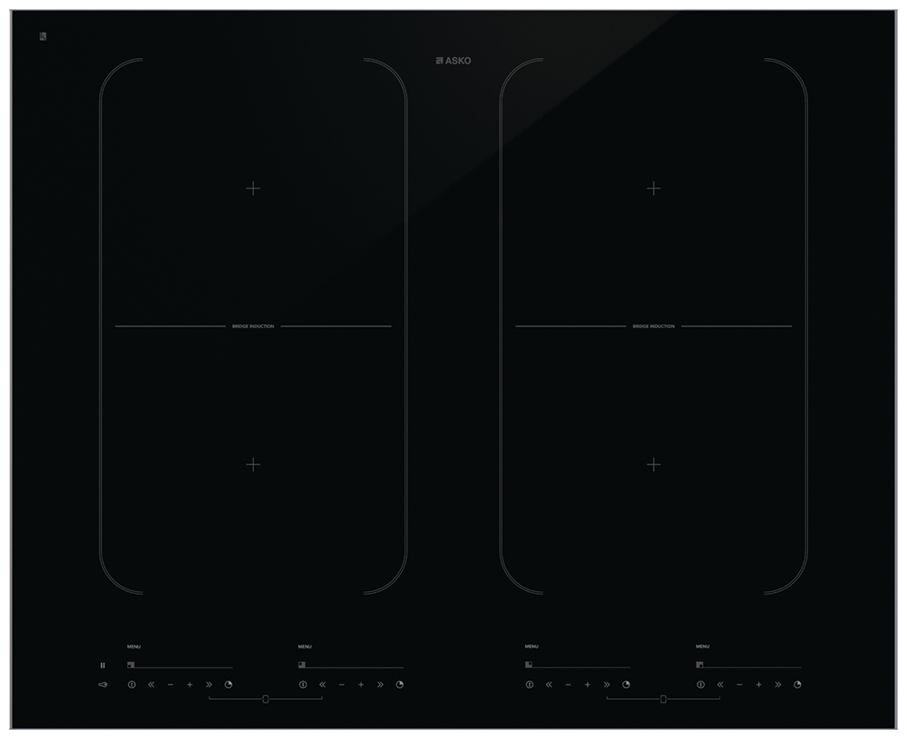 Изображение товара Электрическая варочная панель Asko HI 1655 G индукционная сенсорная 4 конфорки