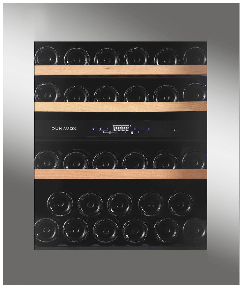 

Встраиваемый винный шкаф Dunavox DAVG-32.80DSS.TO, Нержавеющая сталь