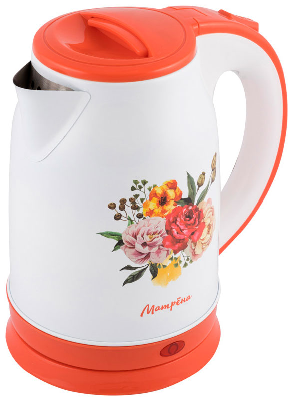 Чайник электрический Матрёна MA-120 007387 цветы фото