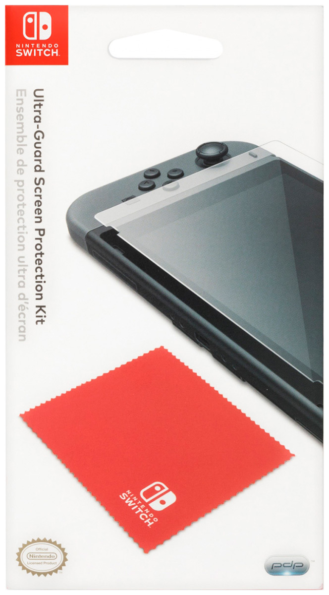 Комплект для защиты экрана PDP Nintendo Switch для NS 3 шт закаленное стекло 9h hd защитная пленка для экрана для nintendo switch ns защита экрана для nintendo switch lite аксессуары