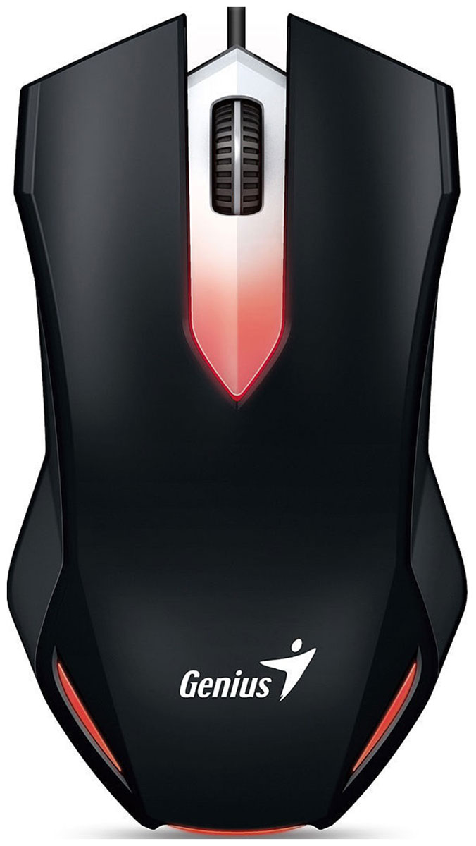 Мышь проводная игровая Genius X-G200, черный