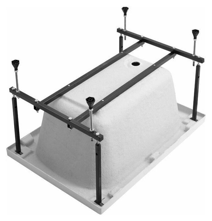 

Каркас разборный для акриловой ванны Aquanet Seed 100 черный (00216500)