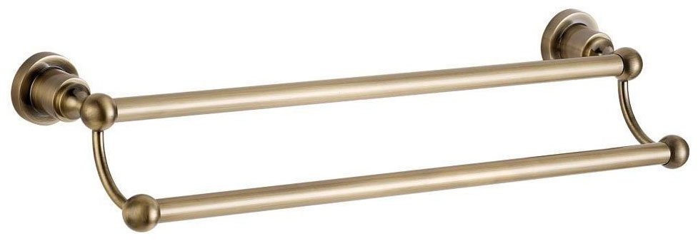 Изображение товара Держатель полотенца Aquanet 3818D (45 см, двойной) латунь