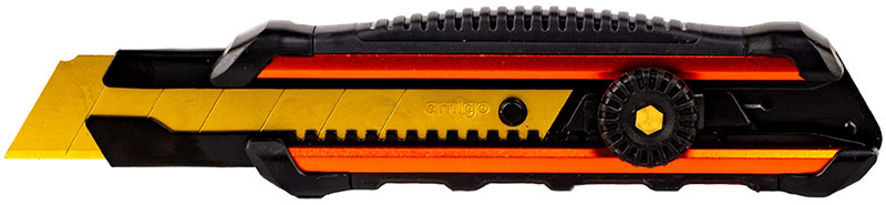 Изображение товара Строительный нож AMIGO 25 мм 77553 для резки строительных материалов