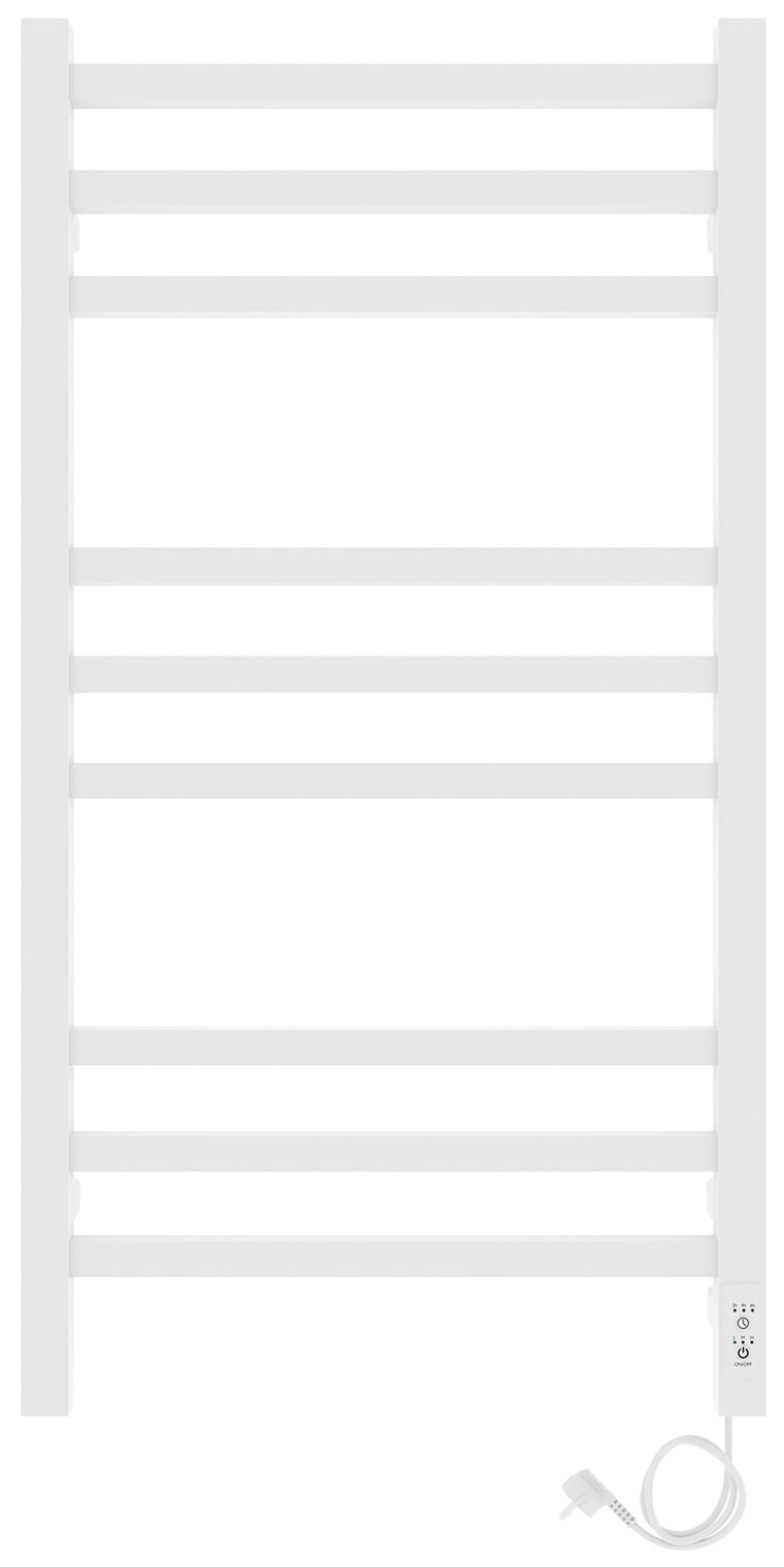 

Полотенцесушитель электрический Laris Астор ЧК9 350х700 Белый Муар Правое подключение 73207768
