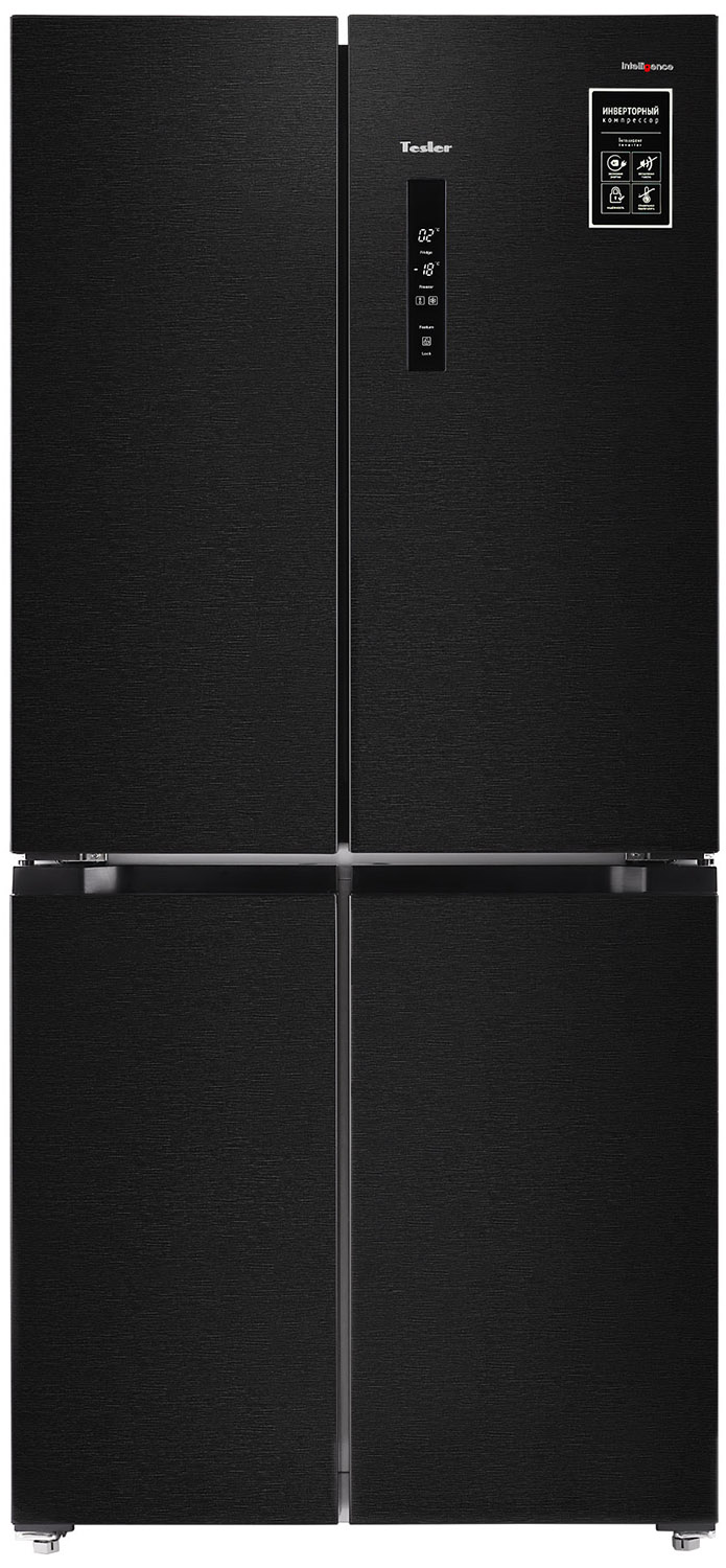 Многокамерный холодильник TESLER RCD-482I GRAPHITE холодильник side by side tesler rcd 482i beige glass
